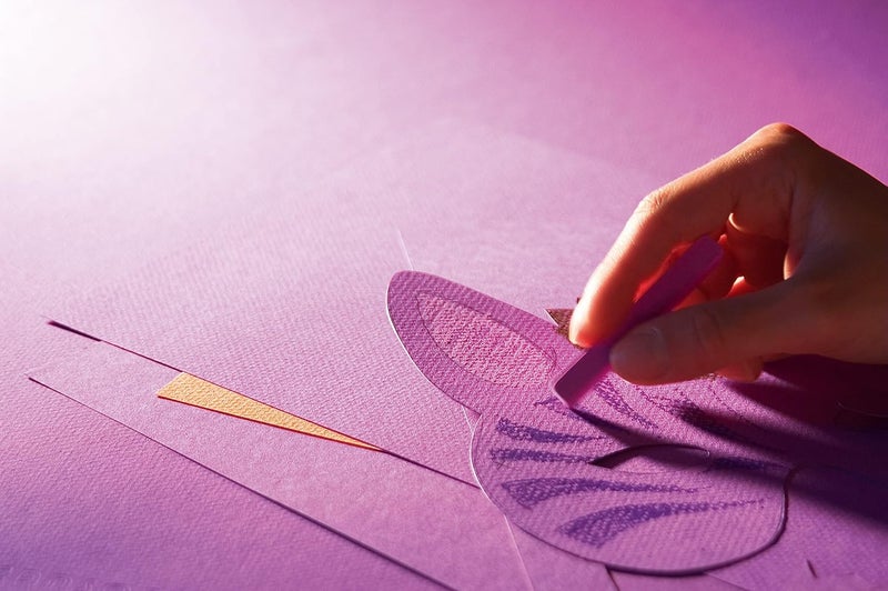 CANSON عبوة ورق رسم ملون Mi-Teintes 160gsm A4، مزدوجة الجوانب: خلية نحل وحبيبات ناعمة، 10 ورقات باللون الرمادي، للفنانين المحترفين والرسامين - Image 5